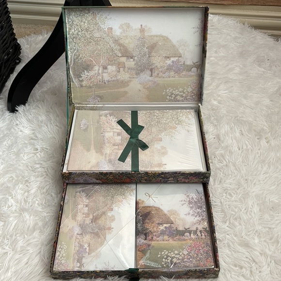 Vintage 1997 Robert Frederick Stationery Box "The Cottage Collection" - Picture 2 of 6
